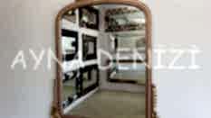 Lady Model Rose Gold Altın Renk Dekoratif Ayna