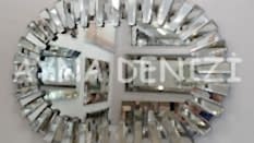 Güneş Piyano Black Small Silver Model Modern Ayna