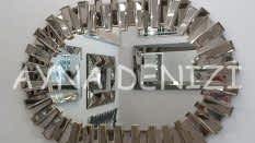 Güneş Piyano Gold Small Bronze Model Modern Ayna