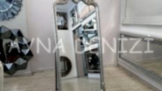 Princess Silver Model Gümüş Renk Ayaklı Boy Aynası