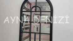 Massa Model Siyah Renk Dekoratif Pencere Ayna