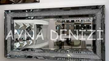 Shinly Smoked Model Modern Ayna